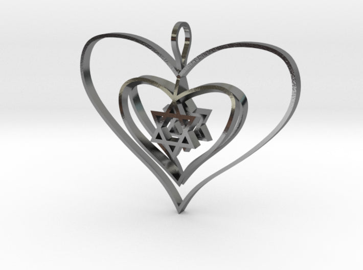 Alba's Heart A-Double-Domed 3d printed