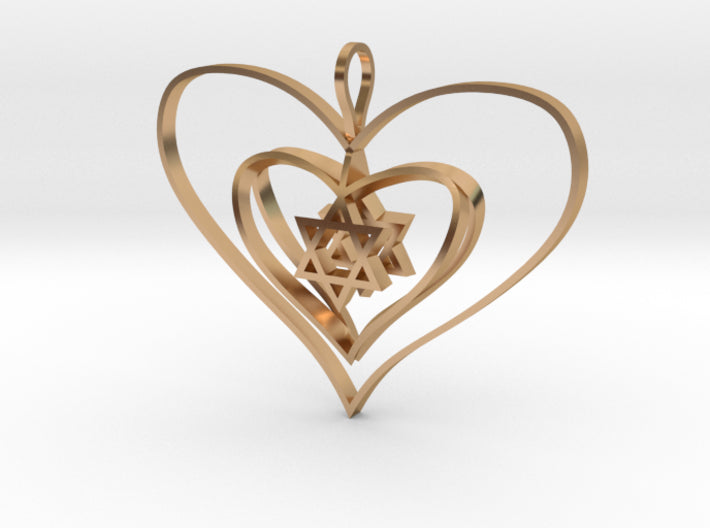 Alba's Heart A-Double-Domed 3d printed