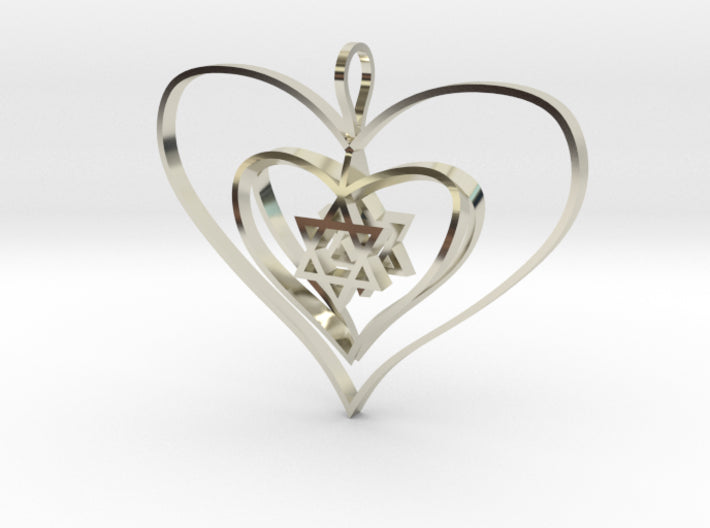 Alba's Heart A-Double-Domed 3d printed