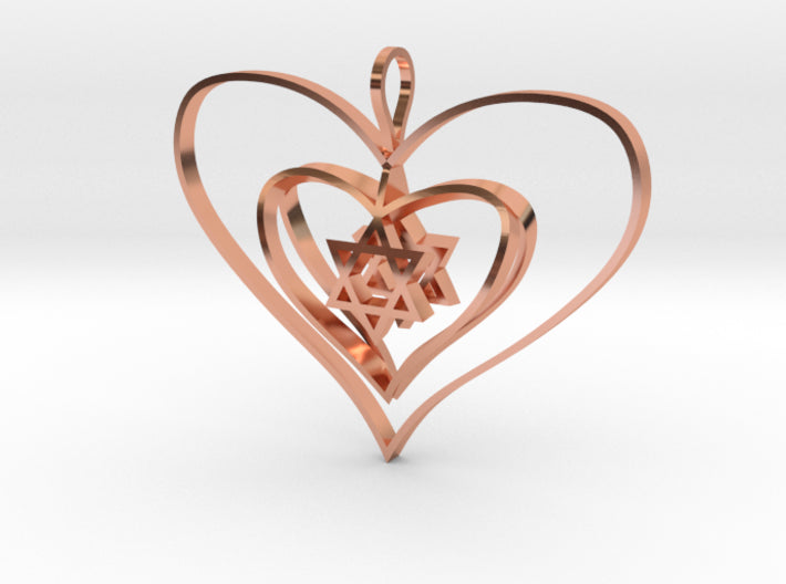 Alba's Heart A-Double-Domed 3d printed